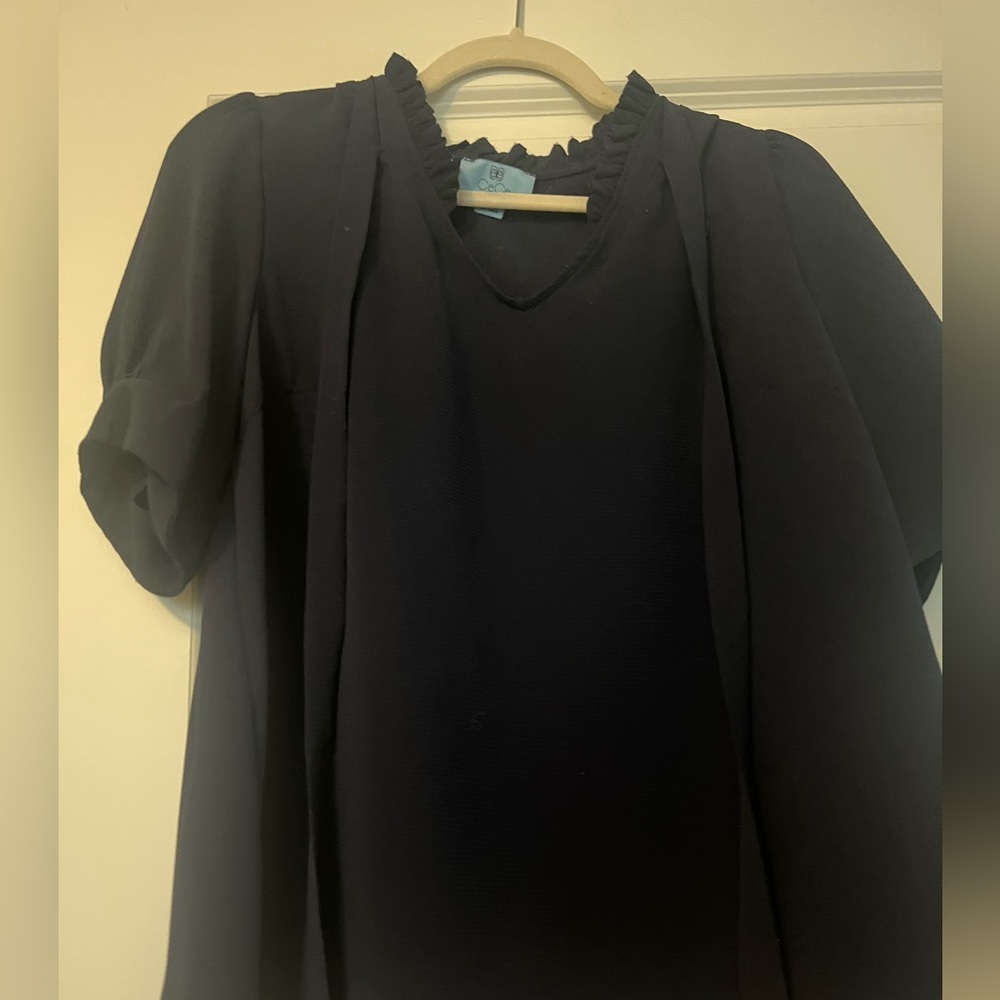 Elegant Navy Women's Top
